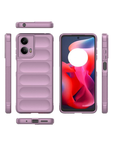 Cover Moto G24 4G TPU Blu Chiaro Viola | Melacompro