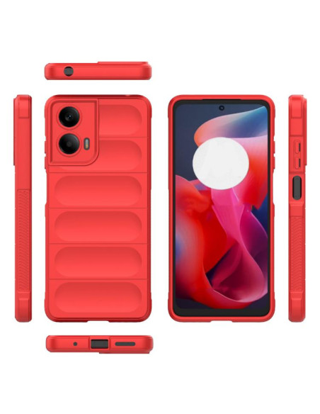 Cover Moto G24 4G TPU Blu Chiaro Rosso | Melacompro