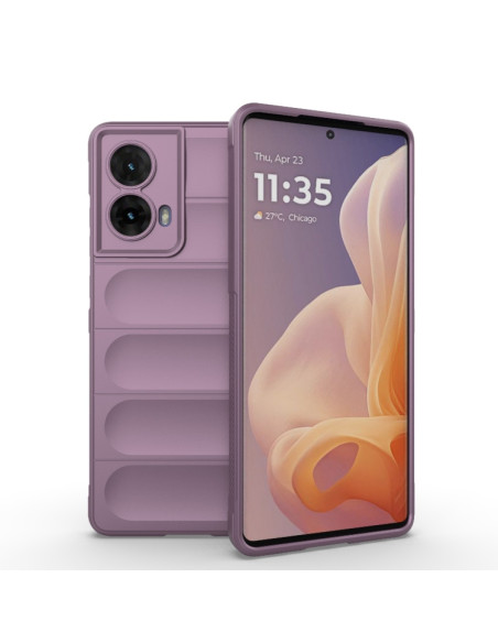 Cover Moto G85 TPU Viola Ciliegia | Melacompro