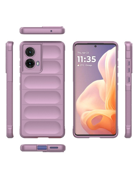 Cover Moto G85 TPU Viola Ciliegia | Melacompro