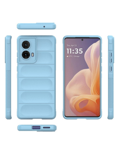 Cover Moto G85 TPU Viola Ciliegia Light Blu | Melacompro