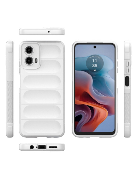 Cover Moto G34 TPU Multicolore Nero Bianco | Melacompro