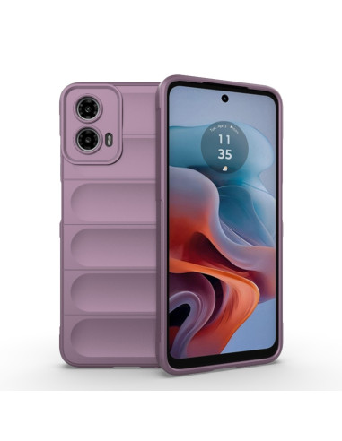 Cover Moto G34 TPU Multicolore Nero Viola | Melacompro
