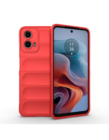 Cover Moto G34 TPU Multicolore Nero Rosso | Melacompro