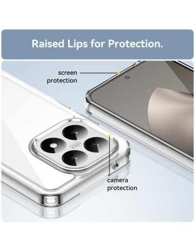 Cover Xiaomi 15T 5G Acrylic TPU Trasparente | Melacompro