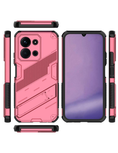 Cover Redmi 15C Punk Armor PC + TPU Light Rosso | Melacompro