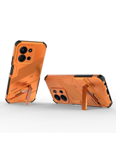 Cover Redmi 15C Punk Armor PC + TPU Arancione | Melacompro