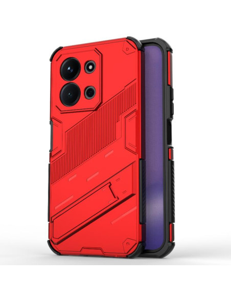 Cover Redmi 15C Punk Armor PC + TPU Rosso | Melacompro