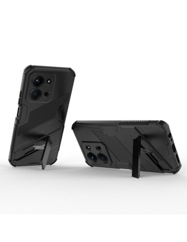 Cover Redmi 15C Punk Armor PC + TPU Nero | Melacompro