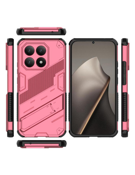 Cover Xiaomi 15T 5G PC TPU Grigia Light Rosso | Melacompro