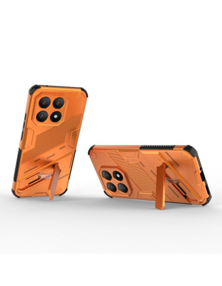 Cover Xiaomi 15T 5G PC TPU Grigia Arancione | Melacompro