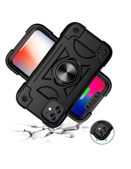 Cover iPhone 11 Antiurto Marrone Nero | Melacompro