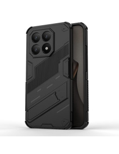 Cover Xiaomi 15T 5G PC + TPU Punk Armor Grigia Nero