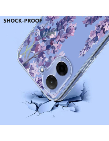 Cover Redmi A5 4G TPU Floreale Viola | Melacompro