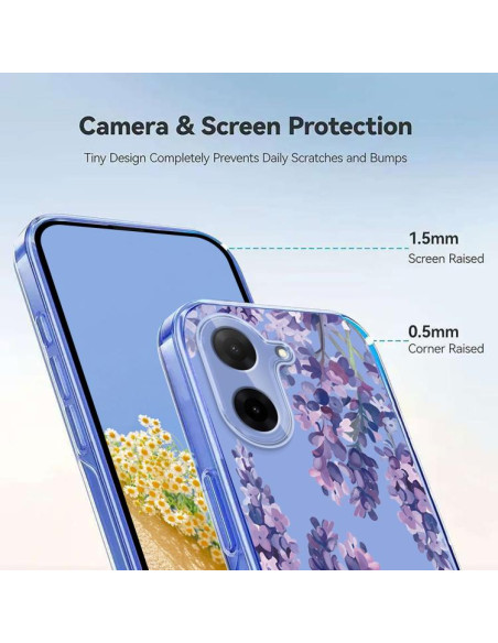 Cover Redmi A5 4G TPU Floreale Viola | Melacompro