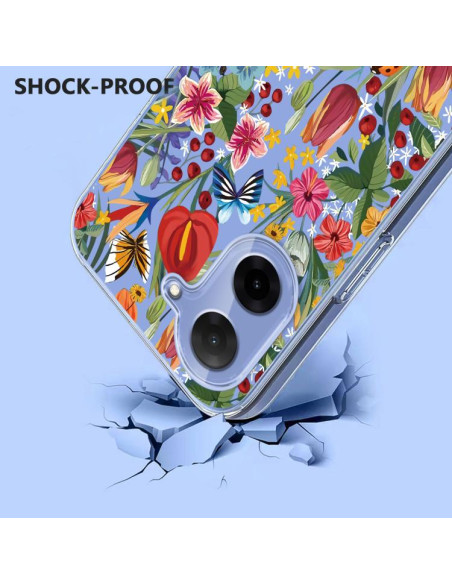 Cover Redmi A5 4G TPU Floreale Viola | Melacompro