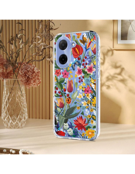 Cover Redmi A5 4G TPU Floreale Viola | Melacompro