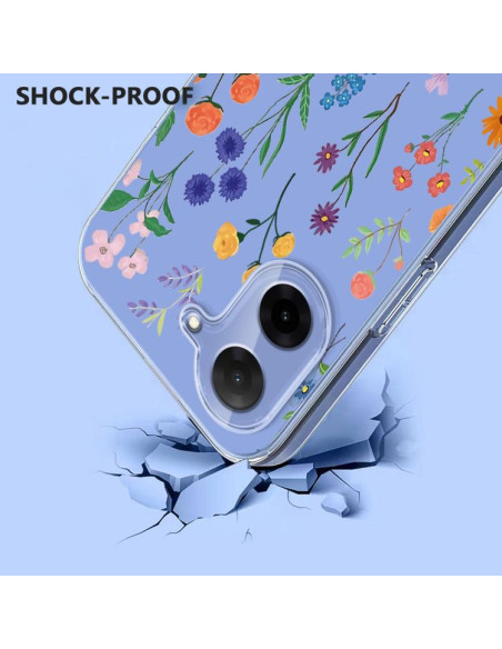 Cover Redmi A5 4G TPU Floreale Viola | Melacompro