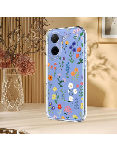 Cover Redmi A5 4G TPU Floreale Viola | Melacompro