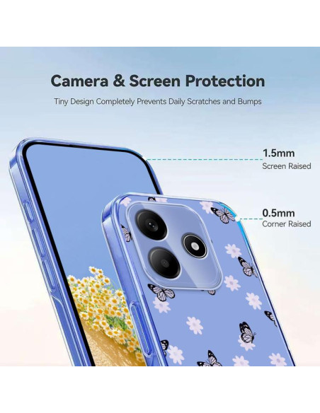 Cover Redmi Note 14 4G TPU Farfalla | Melacompro