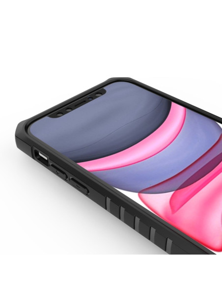 Cover iPhone 11 Space PC+TPU Ring Holder Blu | Melacompro