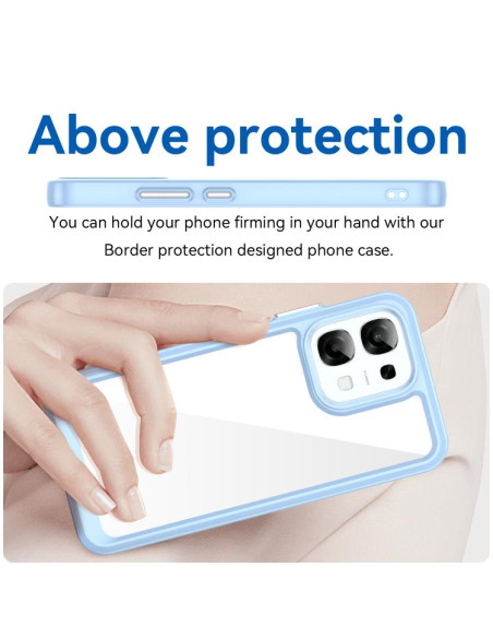 Cover Oppo A6 5G Acrilico TPU Colorful | Melacompro