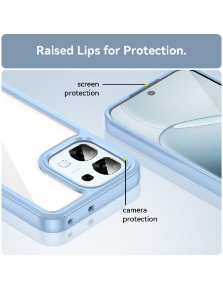 Cover Oppo A6 5G Acrilico TPU Colorful | Melacompro