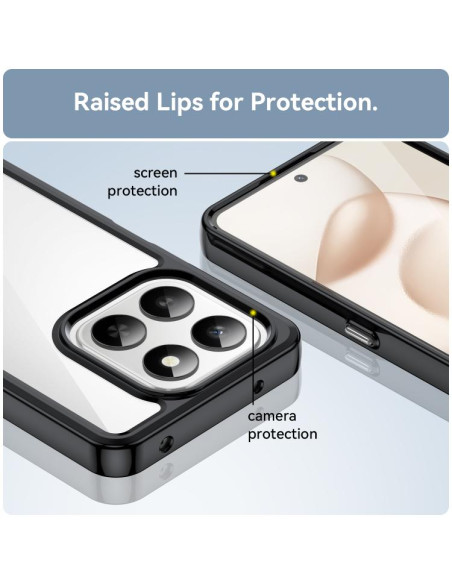 Cover Honor 400 TPU Flanella Nero Colorful | Melacompro