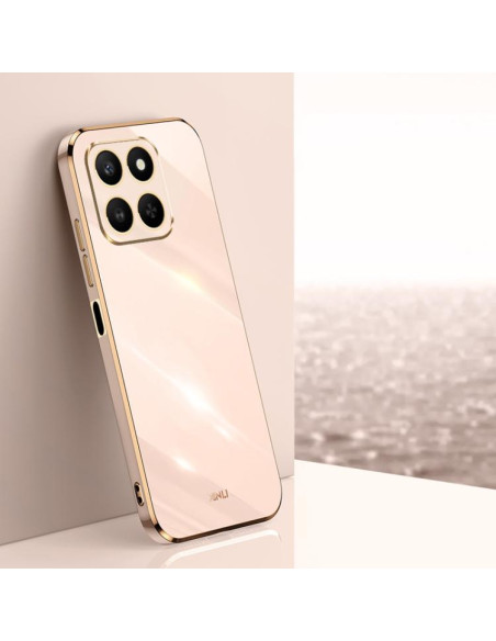 Cover Honor 400 TPU Flanella Nero Rosa | Melacompro