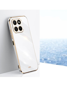 Cover Honor 400 TPU Flanella Nero Bianco