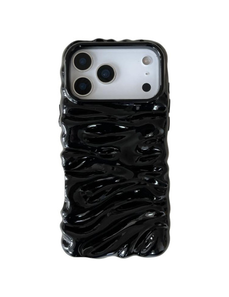 Cover iPhone 17 Pro Epoxy Acrylic TPU Nero | Melacompro