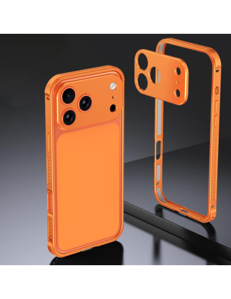 Cover iPhone 17 Pro Metallo Arancione | Melacompro