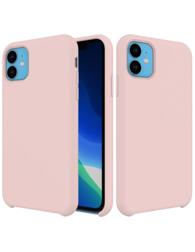 Cover iPhone 11 Silicone Antiurto Nero Rosa | Melacompro