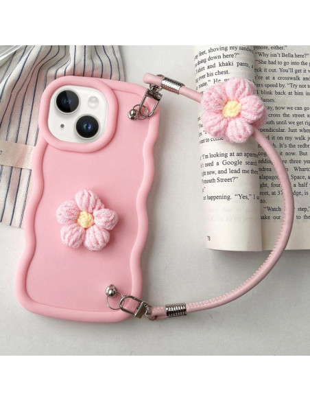 Cover iPhone 14 TPU Floreale Rosa | Melacompro