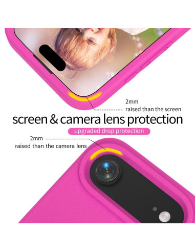 Cover iPhone Air EVA Pinguino Bambino Rosso | Melacompro