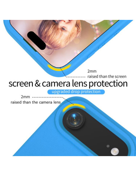 Cover iPhone Air EVA Pinguino Bambino Blu | Melacompro