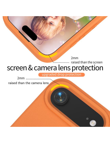 Cover iPhone Air EVA Pinguino Bambino Arancione | Melacompro