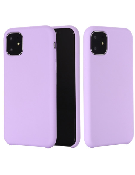 Cover iPhone 11 Silicone Bianca Antiurto Viola | Melacompro