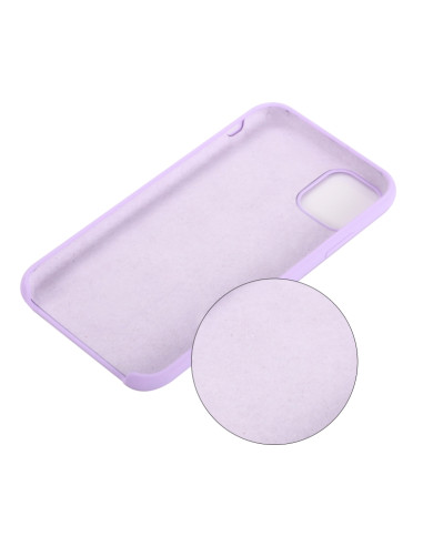 Cover iPhone 11 Silicone Bianca Antiurto Viola | Melacompro