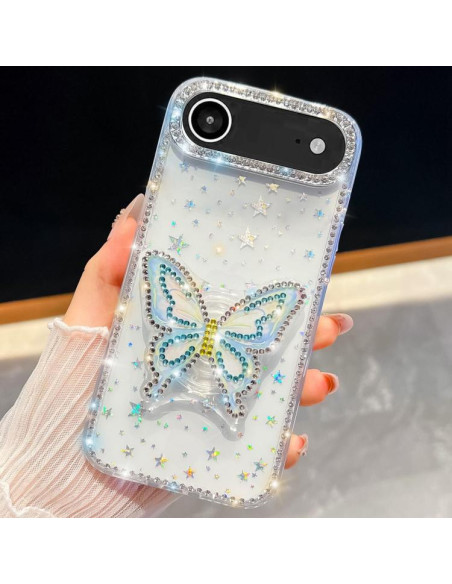 Cover iPhone Air Trasparente Farfalla | Melacompro