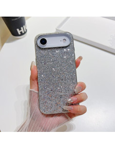 Cover iPhone Air TPU Glitterato Argento