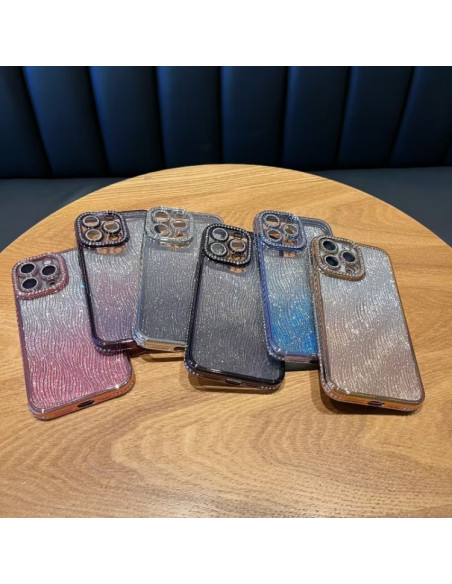 Cover iPhone 17 Pro Max TPU Glitterato Oro | Melacompro