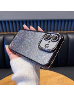 Cover iPhone 17 Pro Max TPU Glitterato Rosa