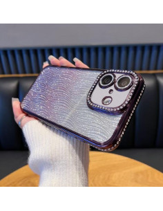 Cover iPhone 17 Pro Max TPU Glitterato Rosa