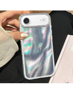 Cover iPhone Air 3 TPU Sabbia Mobile Argento