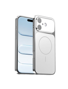 Cover iPhone 17 Pro Max MagSafe Nero Argento