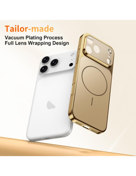 Cover iPhone 17 Pro Max MagSafe Nero Oro | Melacompro