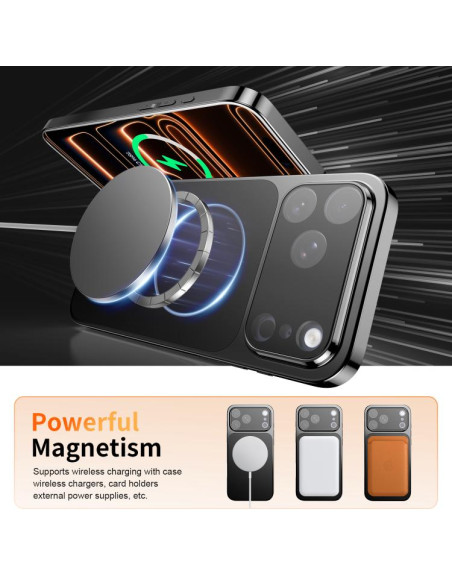 Cover iPhone 17 Pro Max MagSafe Nero | Melacompro