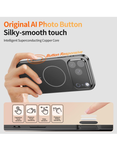 Cover iPhone 17 Pro Max MagSafe Nero | Melacompro