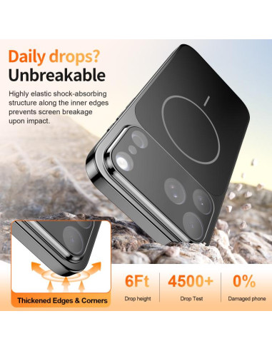 Cover iPhone 17 Pro Max MagSafe Nero | Melacompro